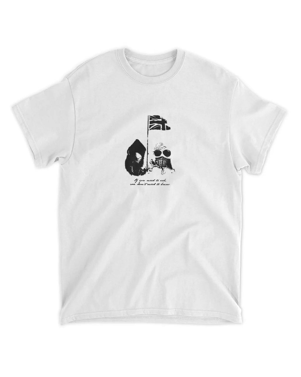 Category C Kids Graphic T-Shirt – Our Flag | White, Black, Navy