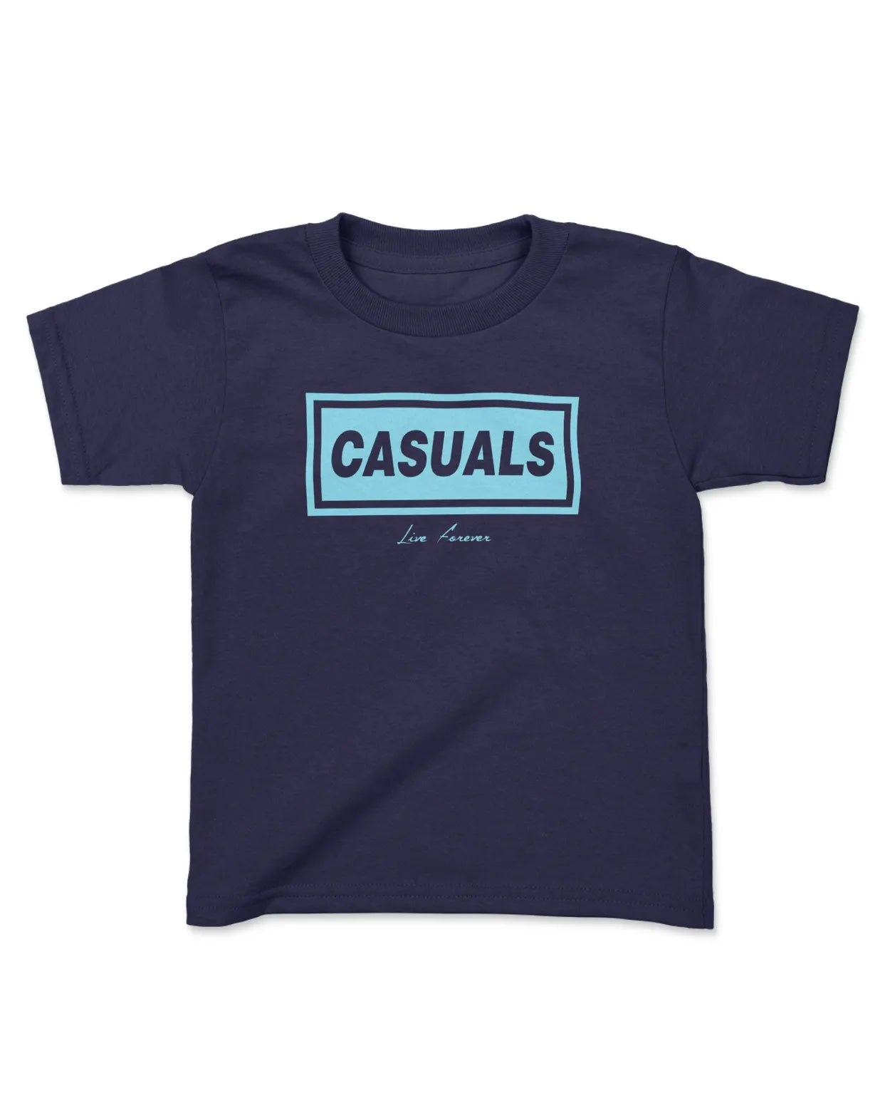 Category C Kids Graphic T-Shirt – Live Forever | White, Black, Navy