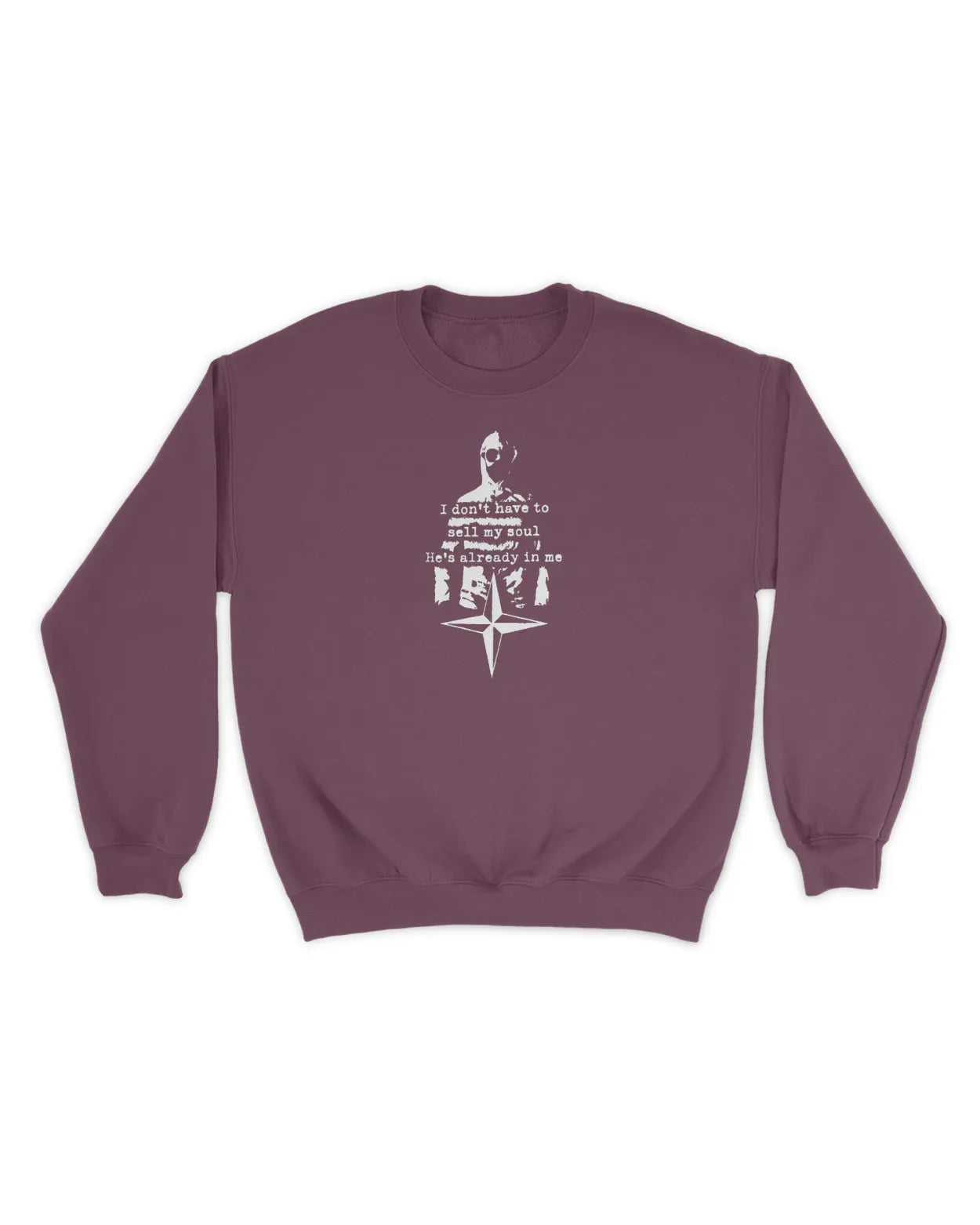 Category C Graphic Sweatshirt – Sell My Soul | White, Black, Navy