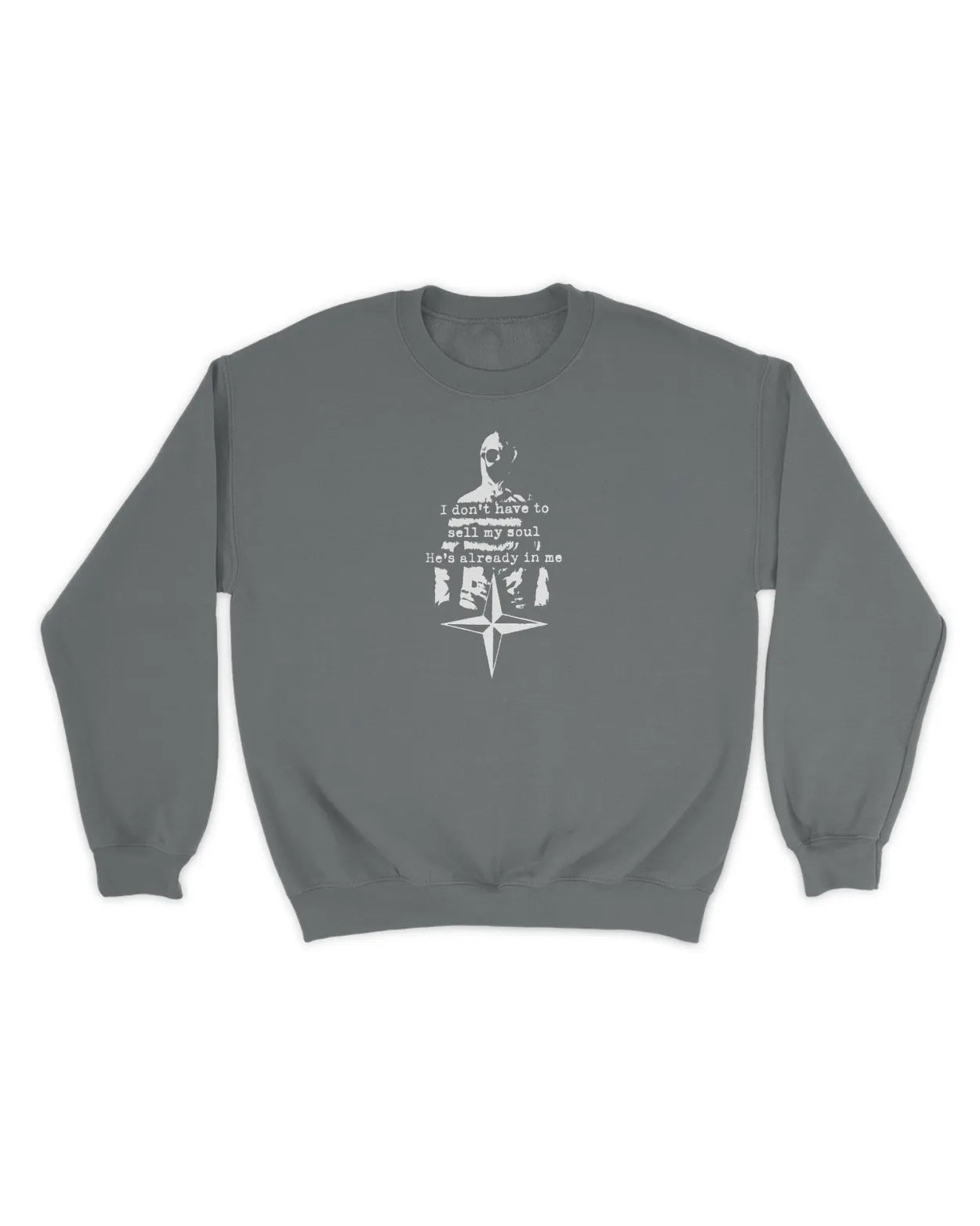 Category C Graphic Sweatshirt – Sell My Soul | White, Black, Navy