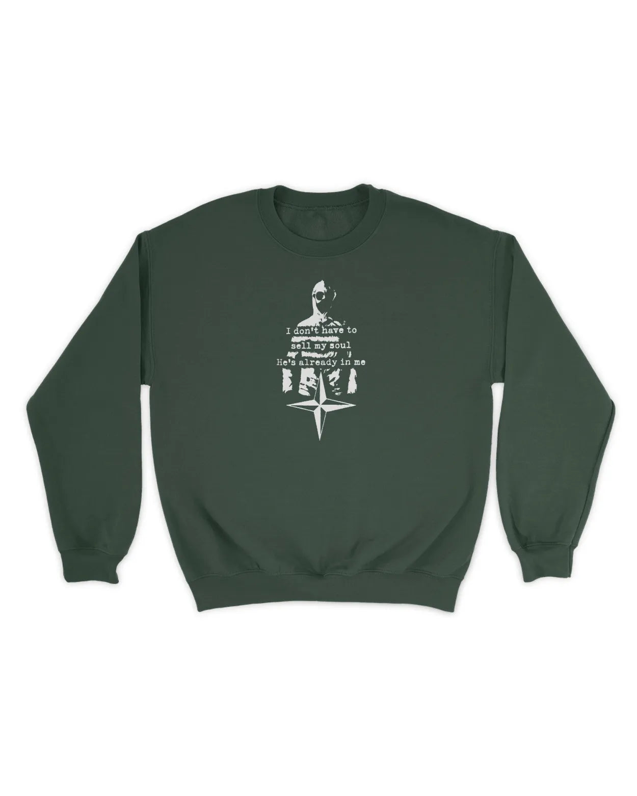Category C Graphic Sweatshirt – Sell My Soul | White, Black, Navy