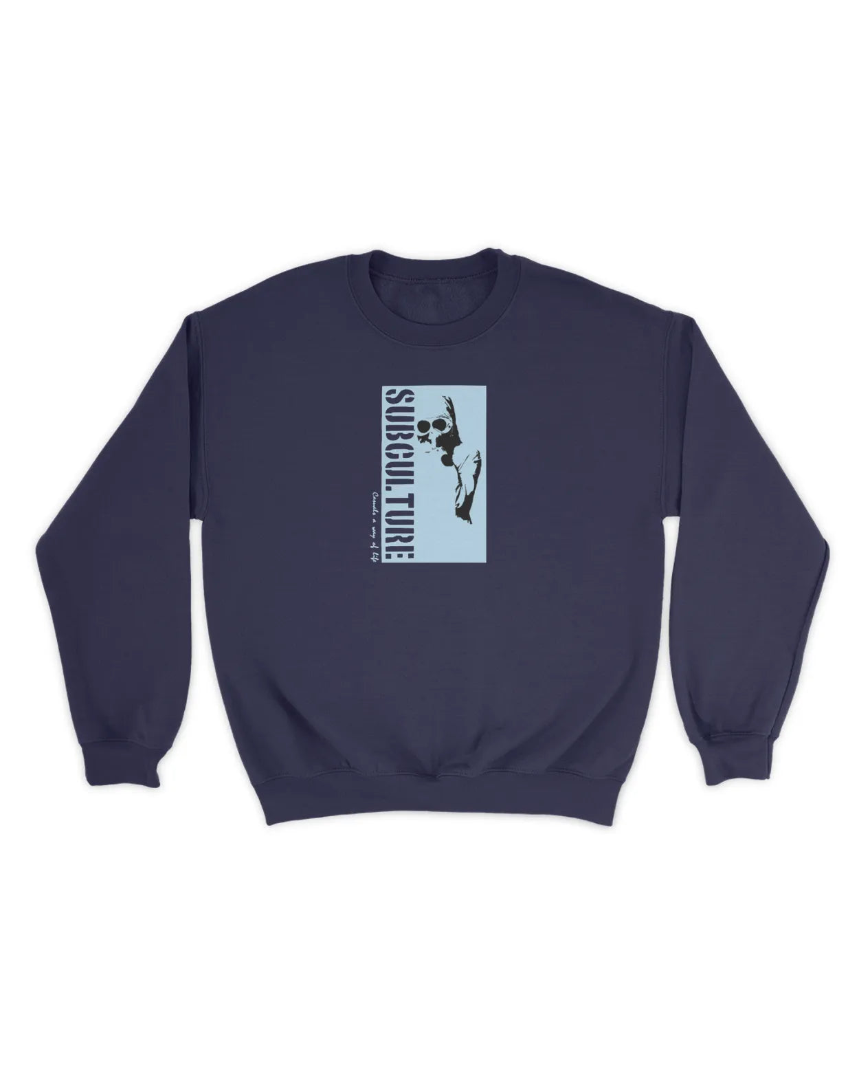 Category C Graphic Sweatshirt – Subculture | White, Black, Navy