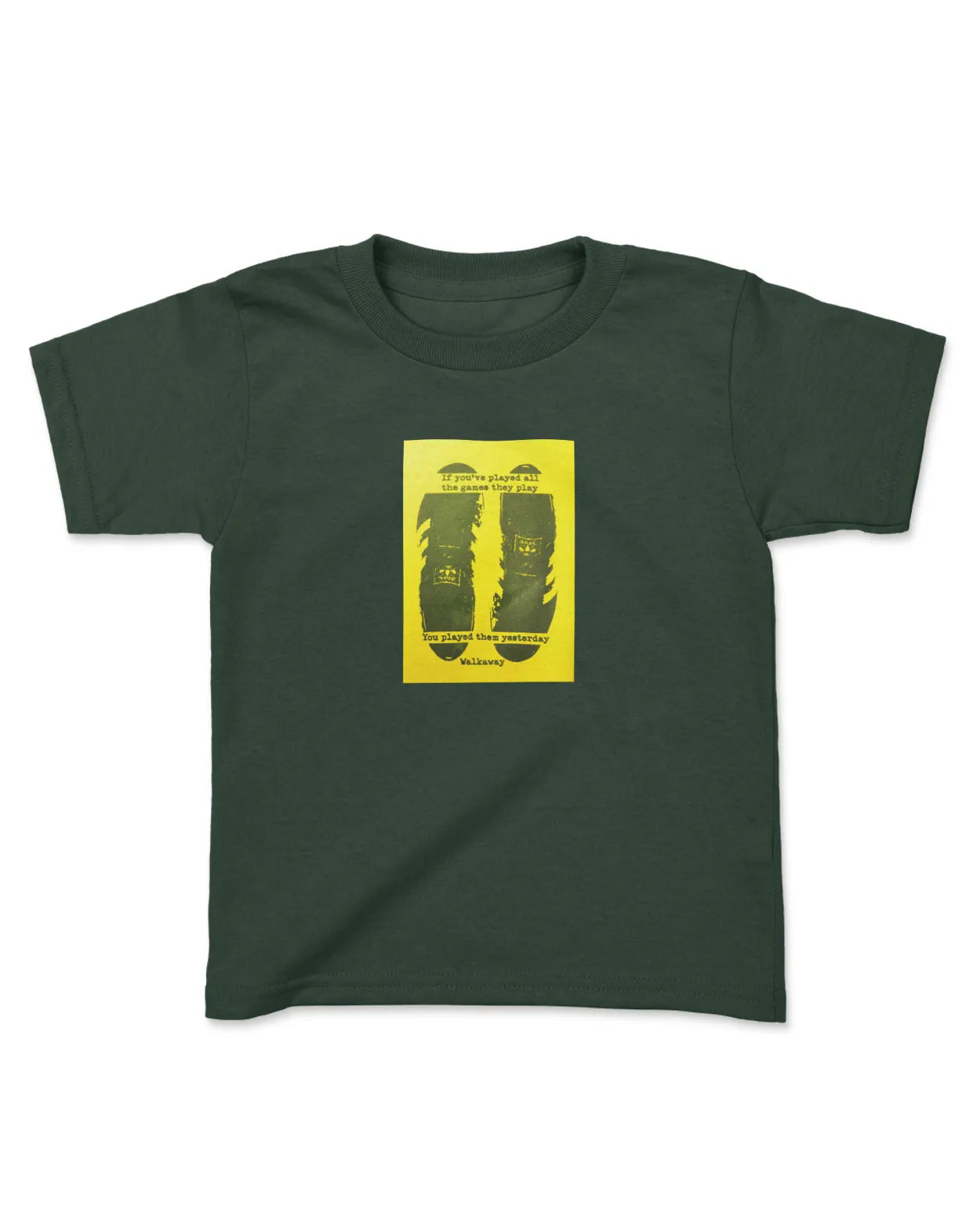 Category C Kids Graphic T-Shirt – Walkaway | Black, Navy, Forest Green