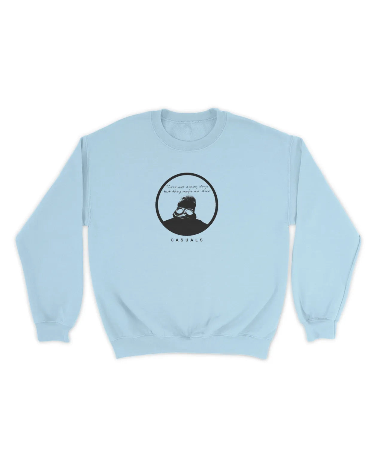 Category C Graphic Sweatshirt – Crazy Days | White, Black, Navy