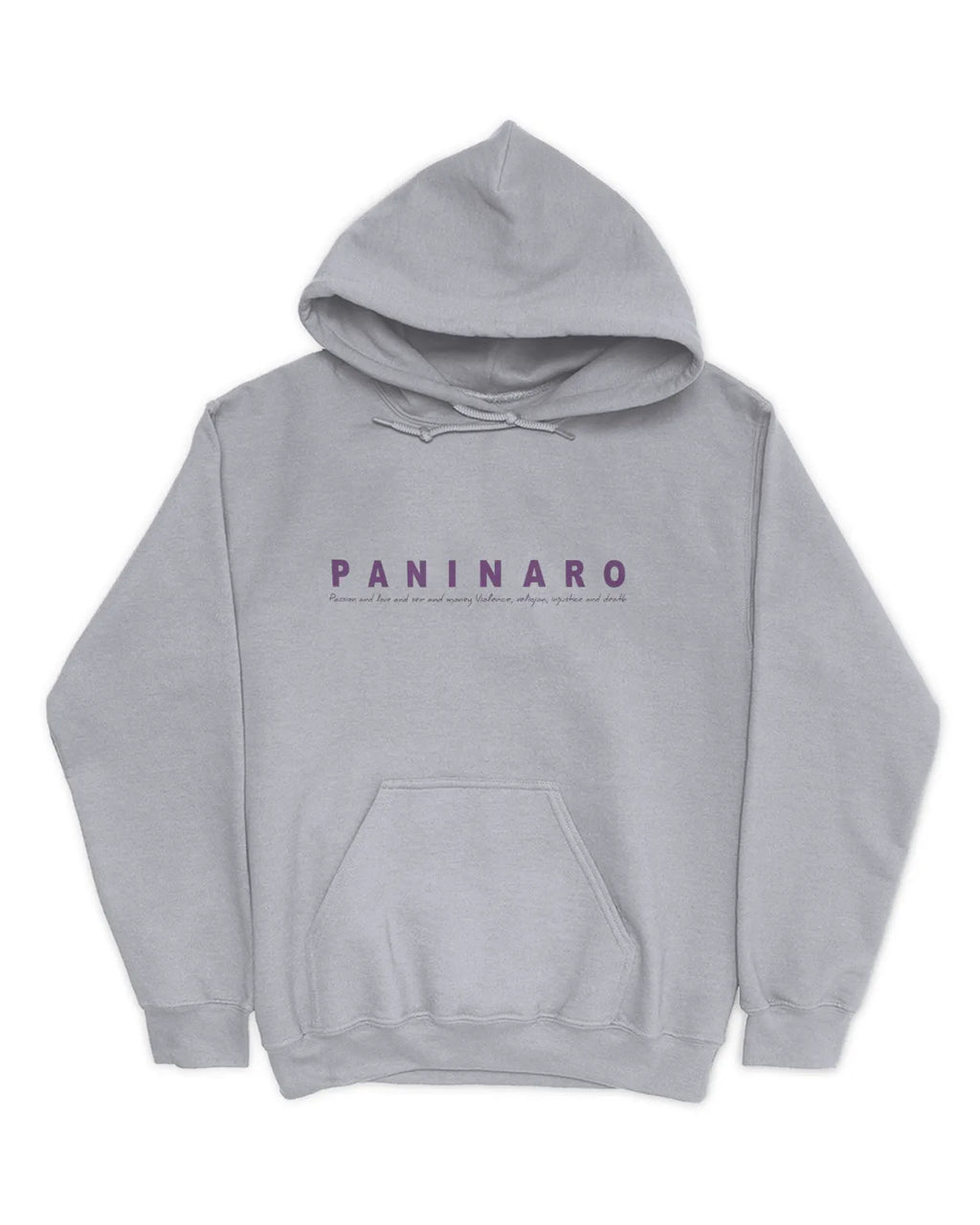Category C Graphic Hoodie – Paninaro Script | White, Black, Navy