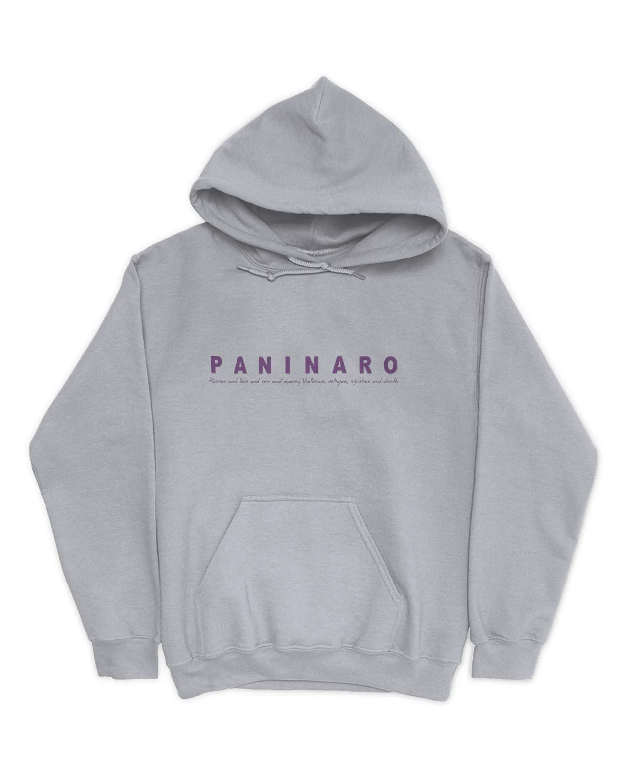 Category C Graphic Hoodie – Paninaro Script | White, Black, Navy