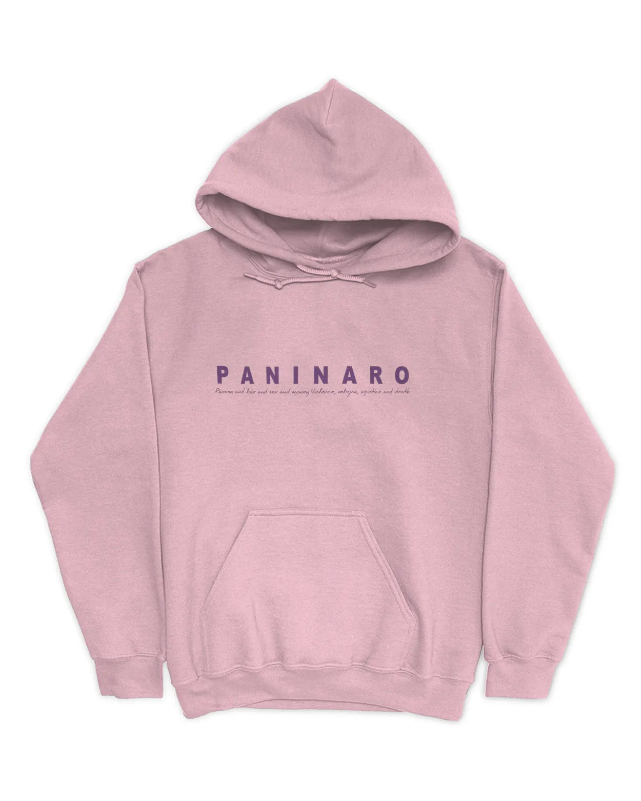 Category C Graphic Hoodie – Paninaro Script | White, Black, Navy