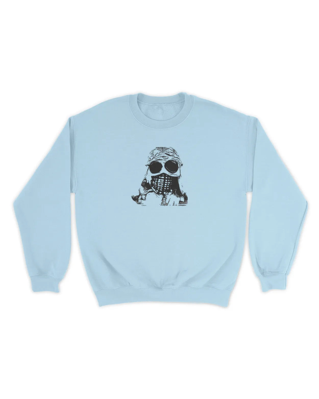 Category C Graphic Sweatshirt – Incognito | White, Light Blue, Pink