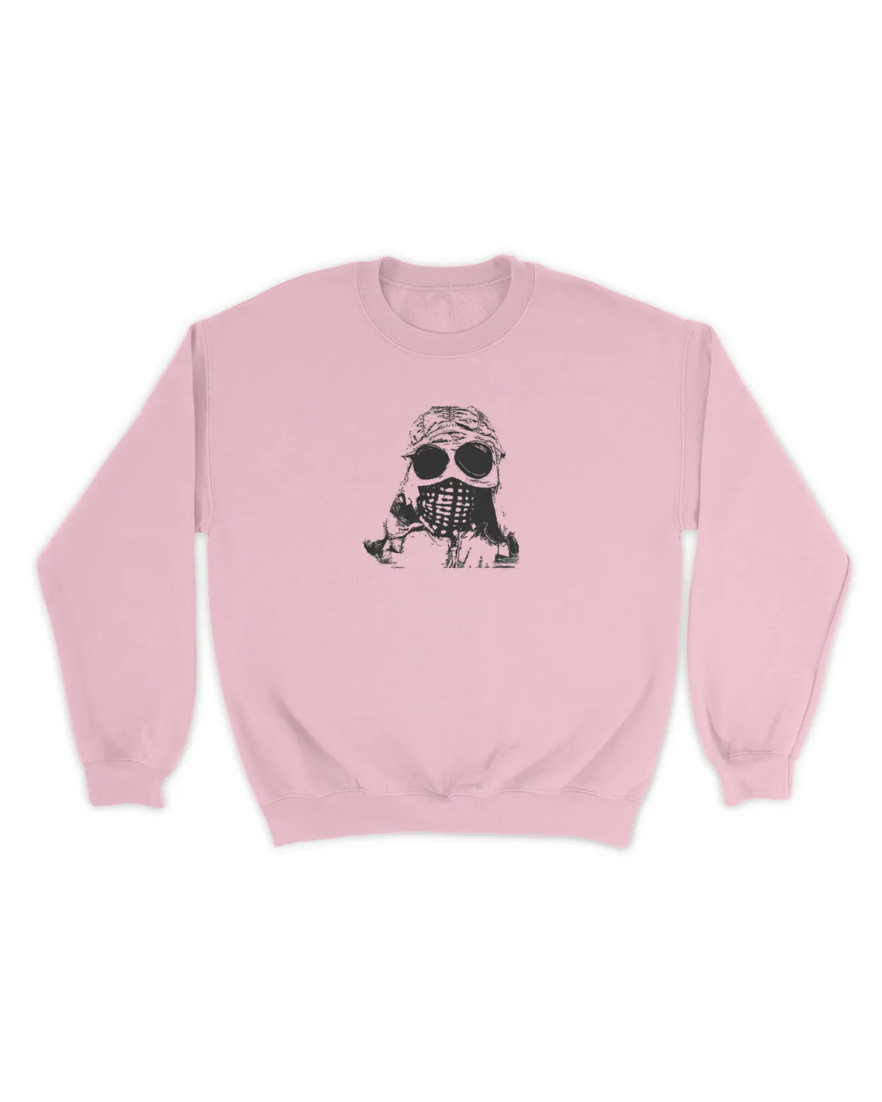 Category C Graphic Sweatshirt – Incognito | White, Light Blue, Pink