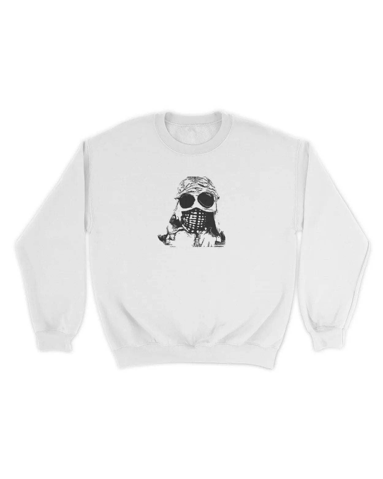 Category C Graphic Sweatshirt – Incognito | White, Light Blue, Pink