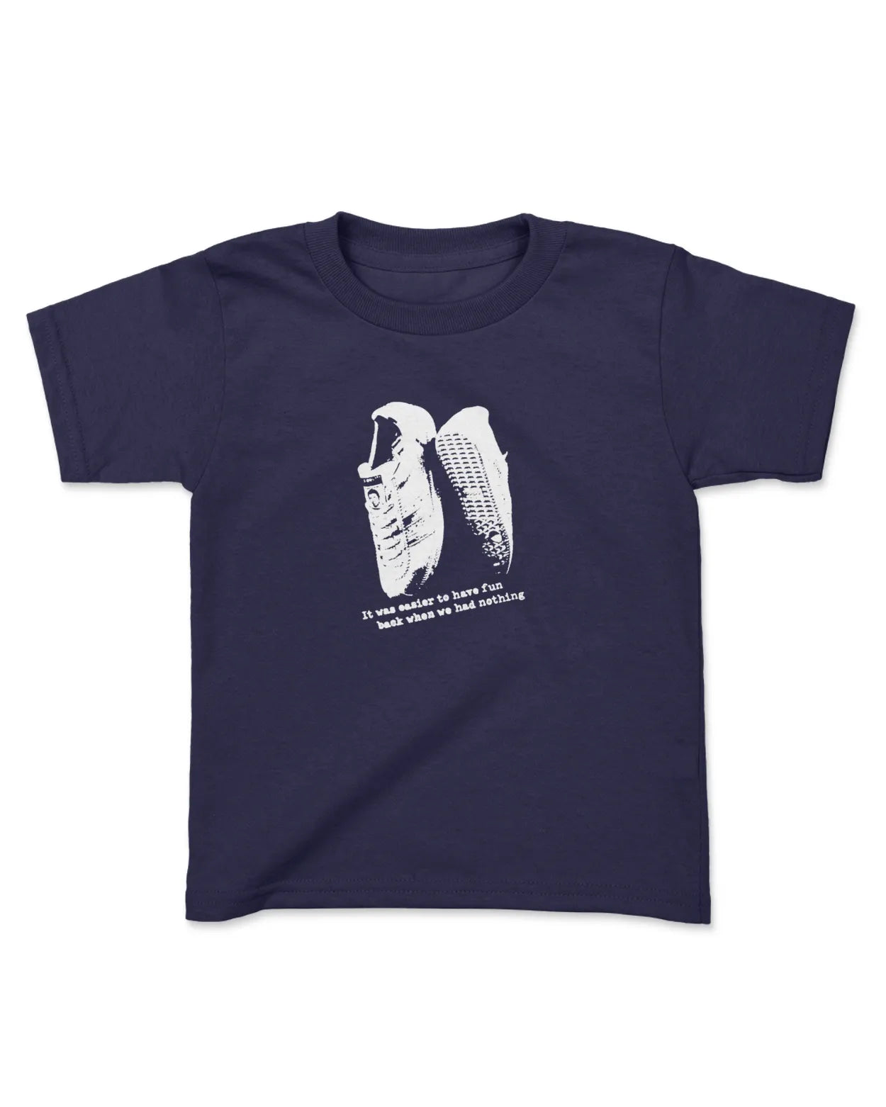 Category C Kids Graphic T-Shirt – Once | White, Black, Navy
