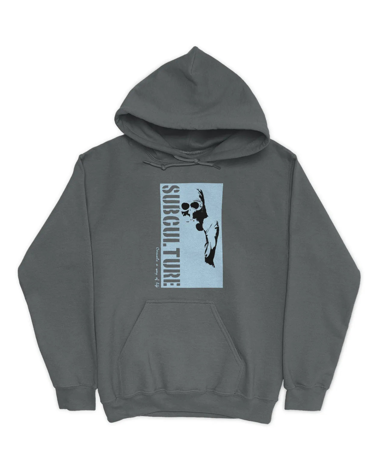 Category C Graphic Hoodie – Subculture | White, Black, Navy