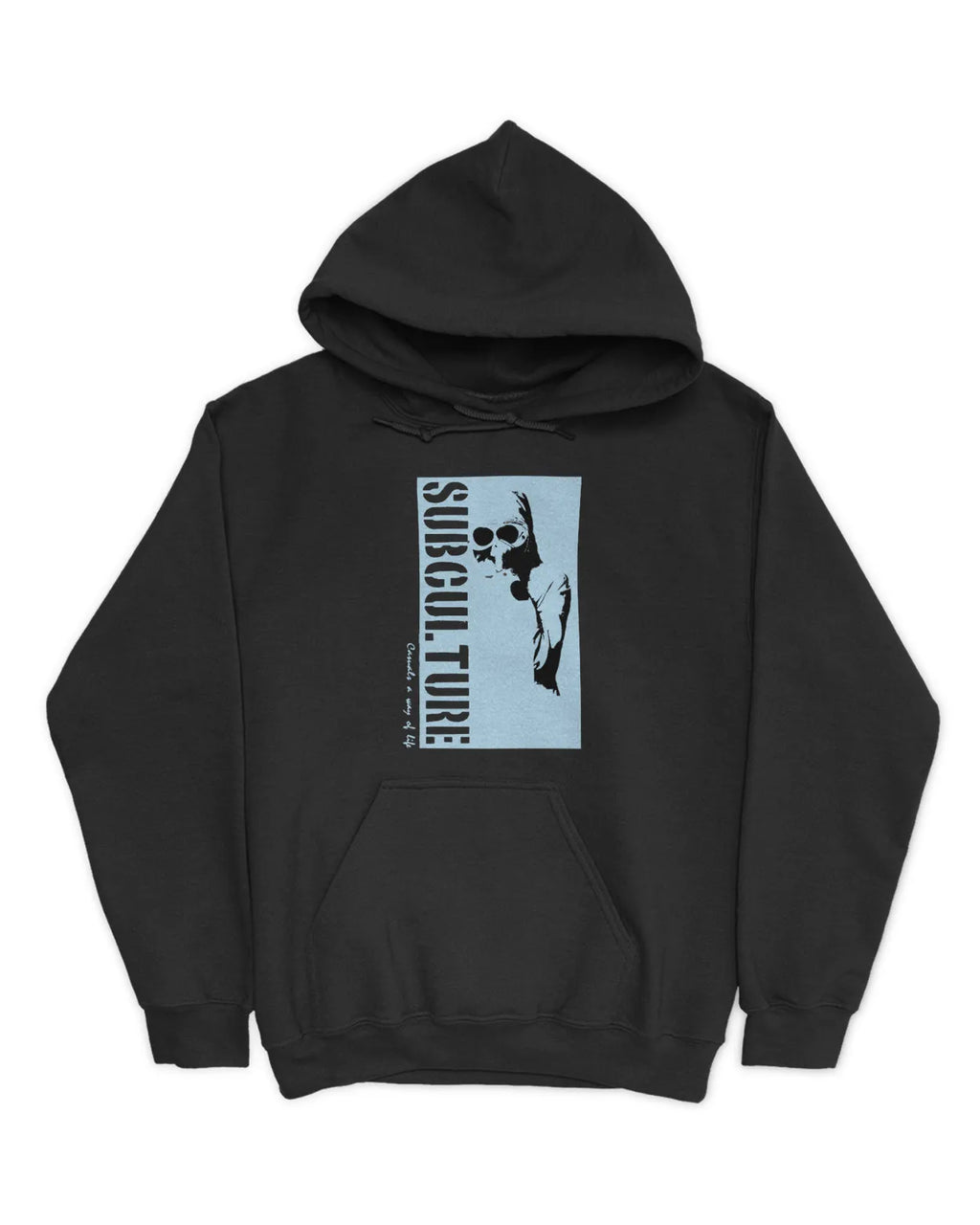 Category C Graphic Hoodie – Subculture | White, Black, Navy