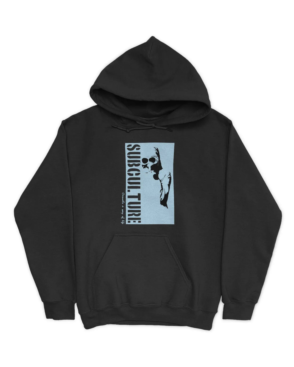 Category C Graphic Hoodie – Subculture | White, Black, Navy