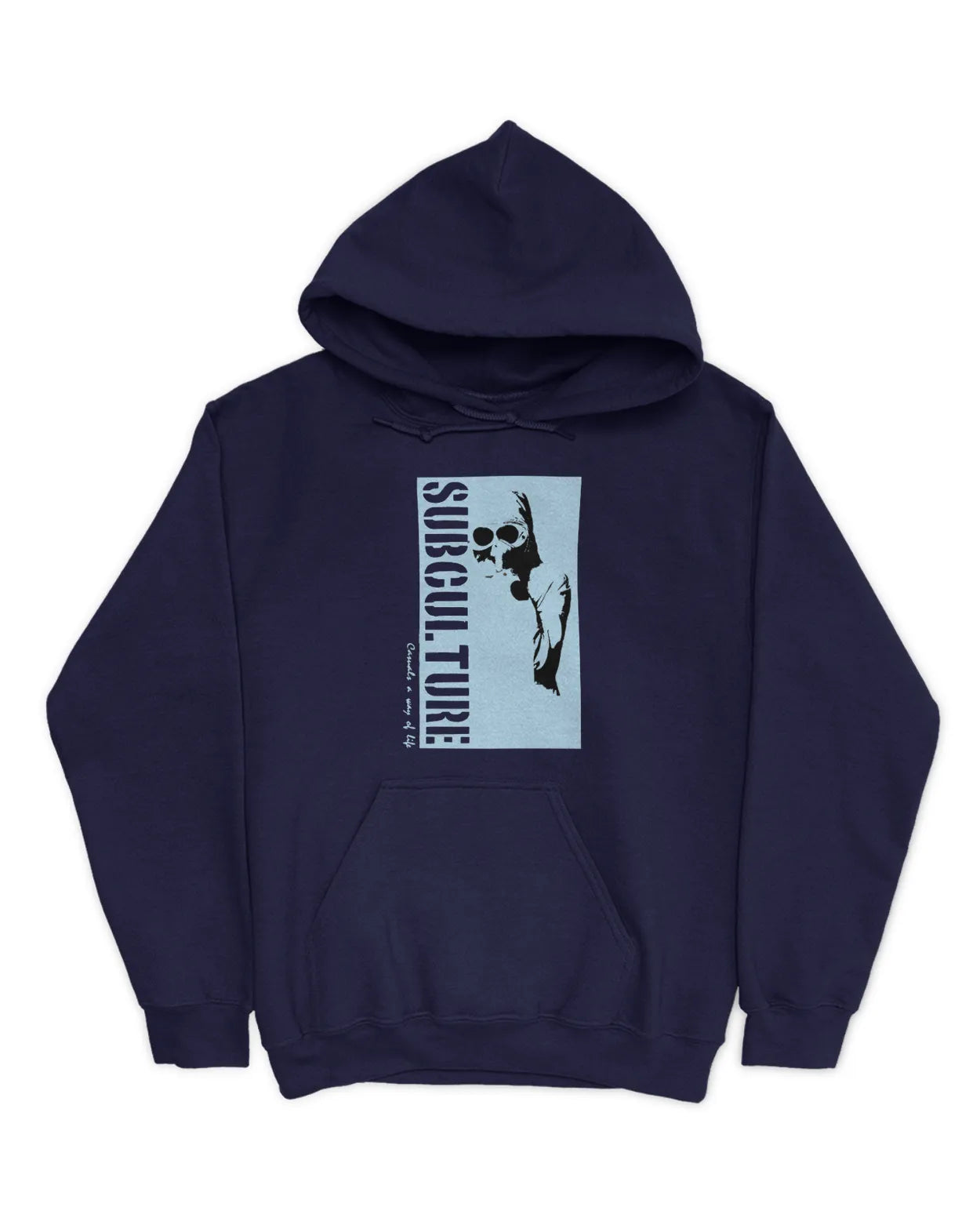 Category C Graphic Hoodie – Subculture | White, Black, Navy