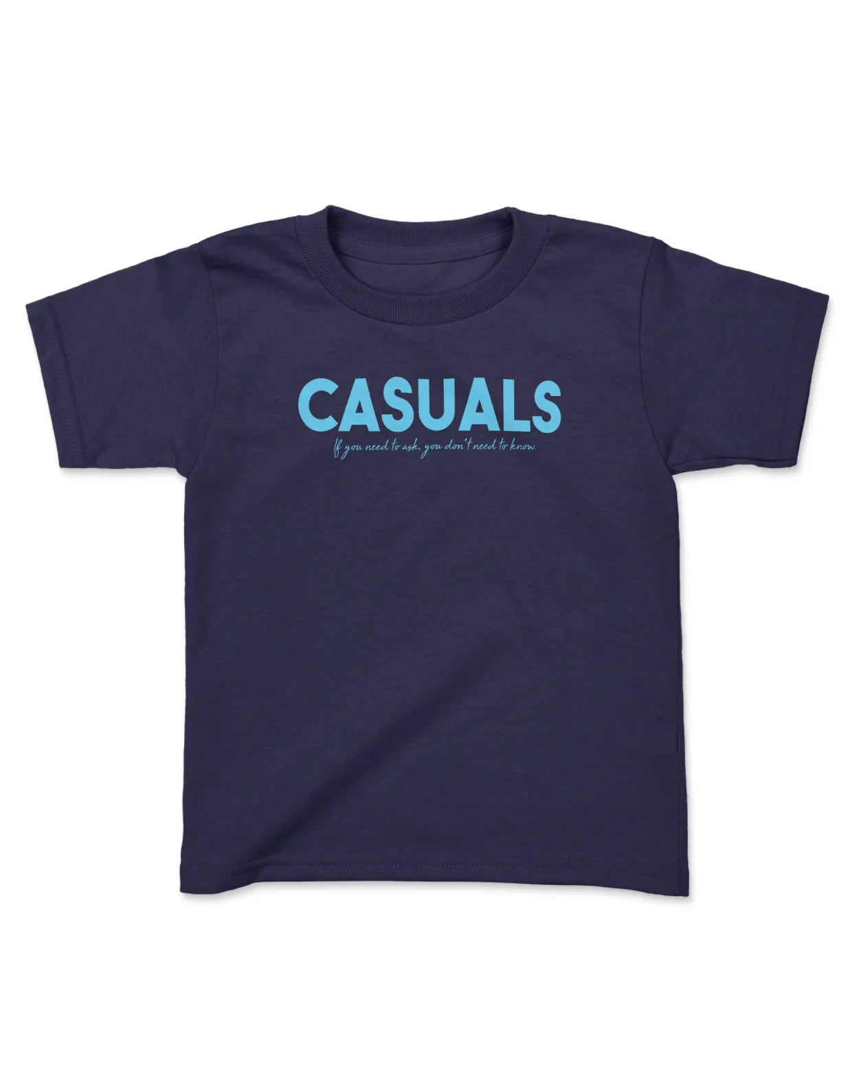 Category C Kids Graphic T-Shirt – Need To Ask | White, Black, Navy