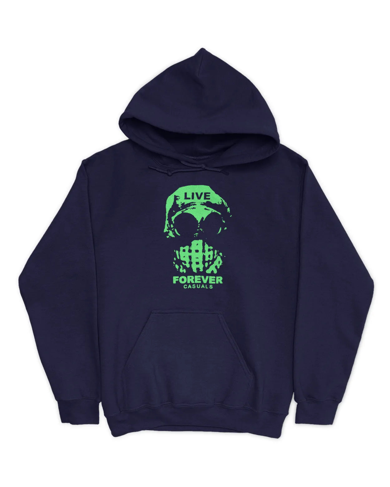 Category C Graphic Hoodie – Live Forever | White, Black, Navy