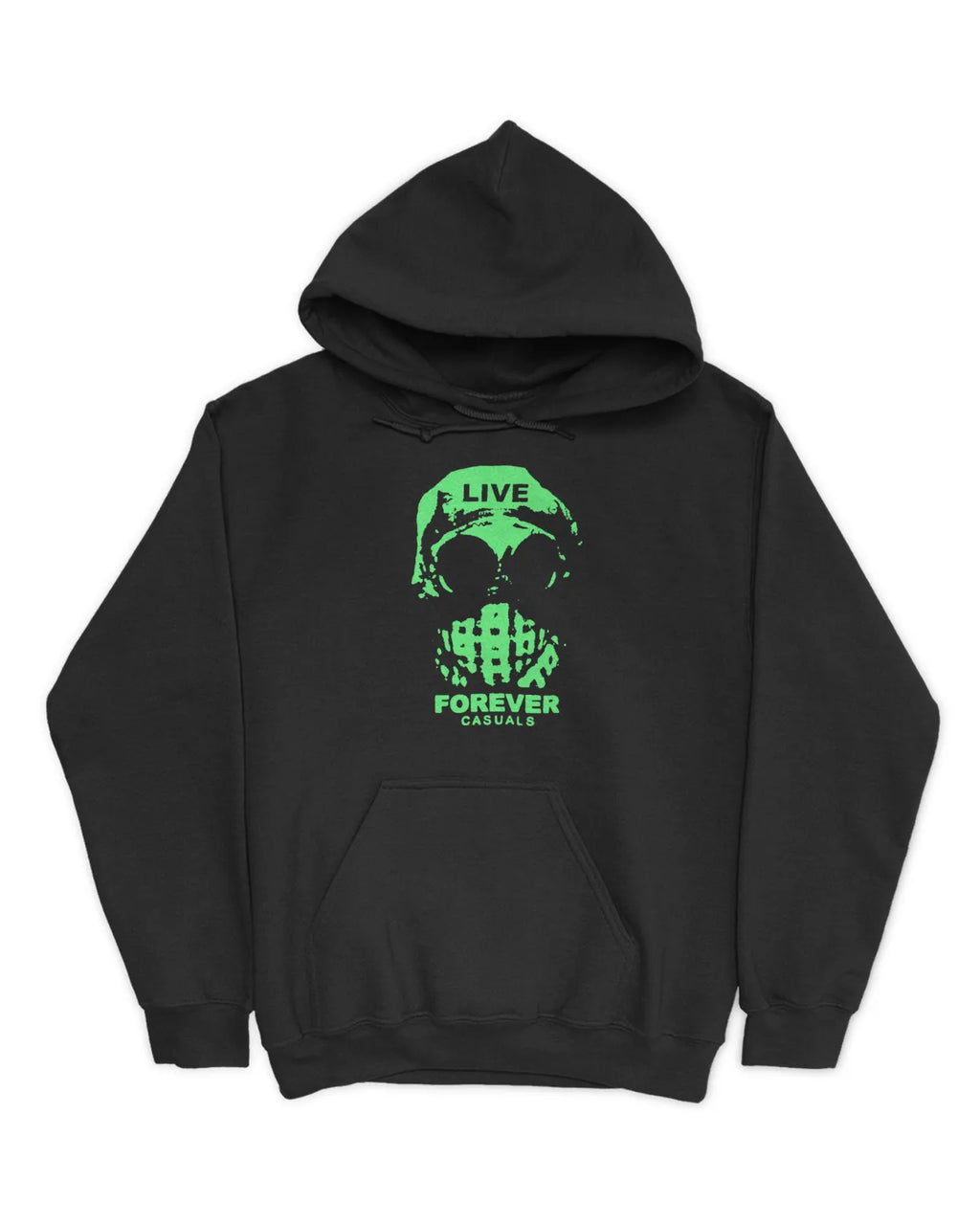 Category C Graphic Hoodie – Live Forever | White, Black, Navy
