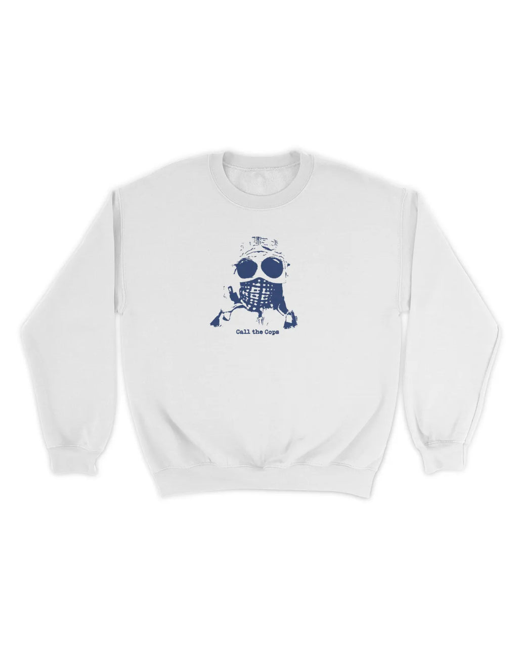 Category C Graphic Sweatshirt – Call The Cops | White, Black, Navy