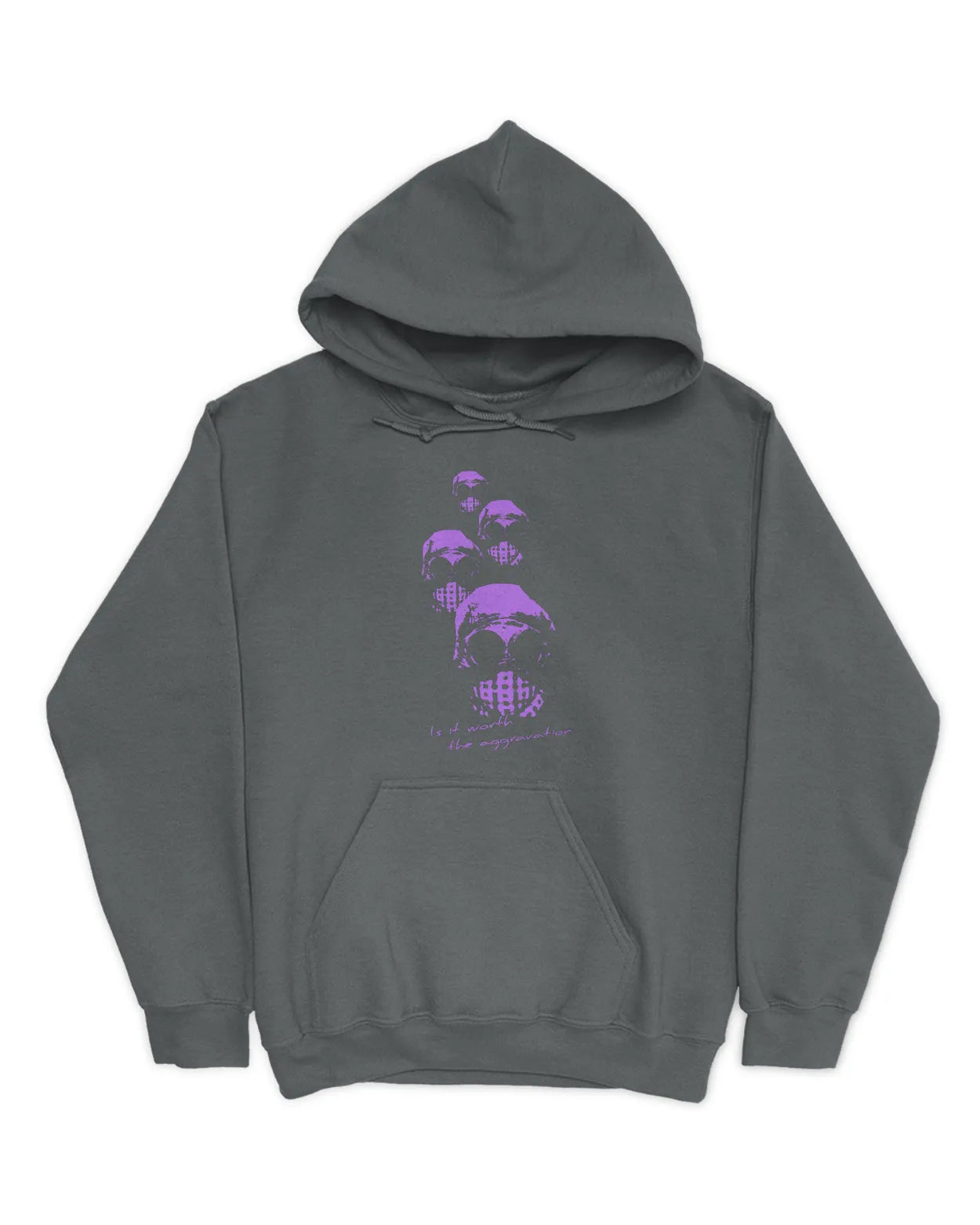 Category C Graphic Hoodie – Aggravation | White, Black, Navy