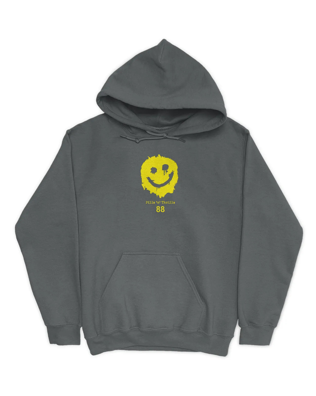 Category C Graphic Hoodie – Pills & Thrills | Black, Navy, Charcoal