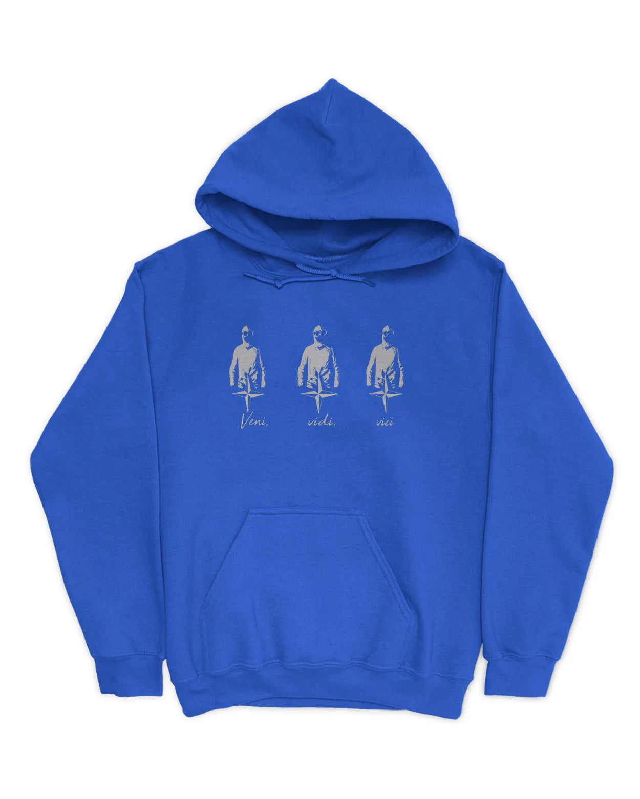 Category C Graphic Hoodie – Veni Vidi Vici | White, Black, Navy