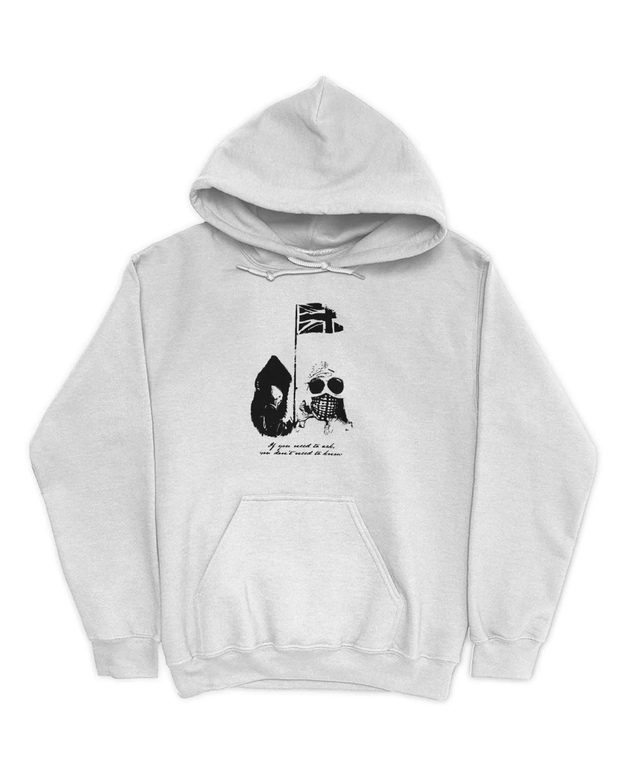Category C Graphic Hoodie – Our Flag | White, Black, Navy
