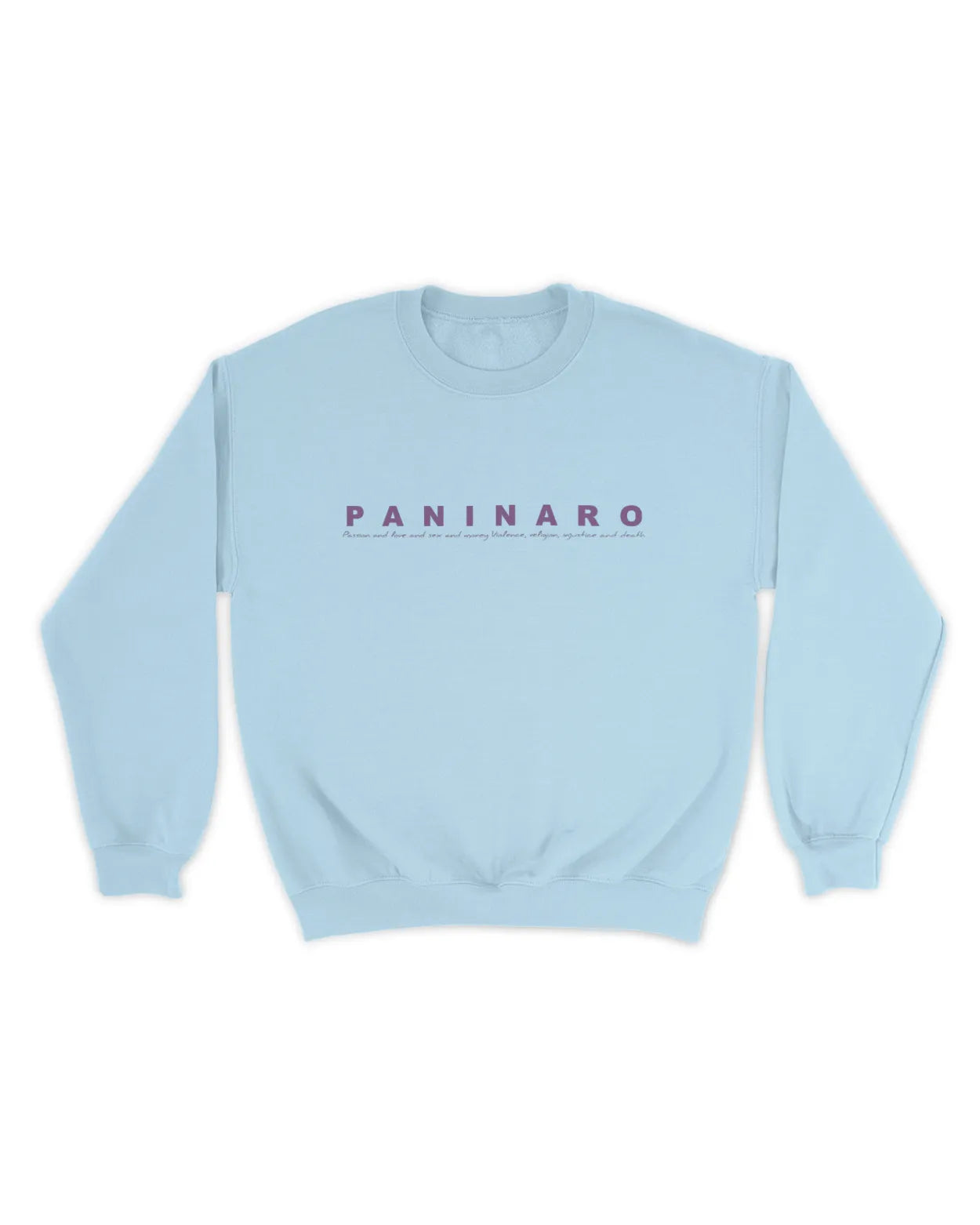 Category C Graphic Sweatshirt – Paninaro Script | White, Black, Navy