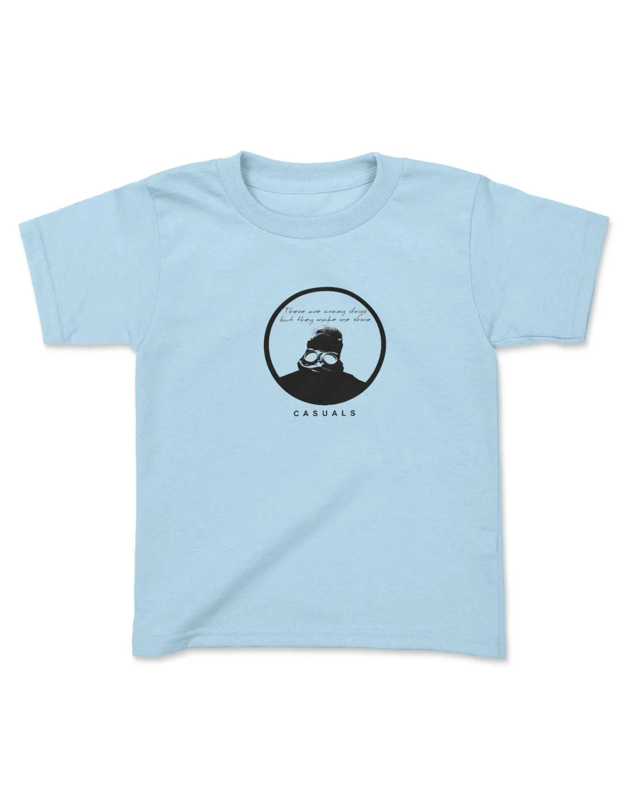 Category C Kids Graphic T-Shirt – Crazy Days | White, Black, Navy