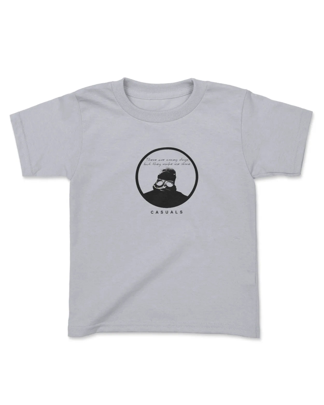 Category C Kids Graphic T-Shirt – Crazy Days | White, Black, Navy