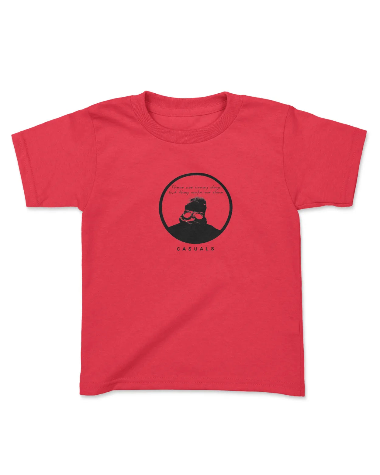 Category C Kids Graphic T-Shirt – Crazy Days | White, Black, Navy