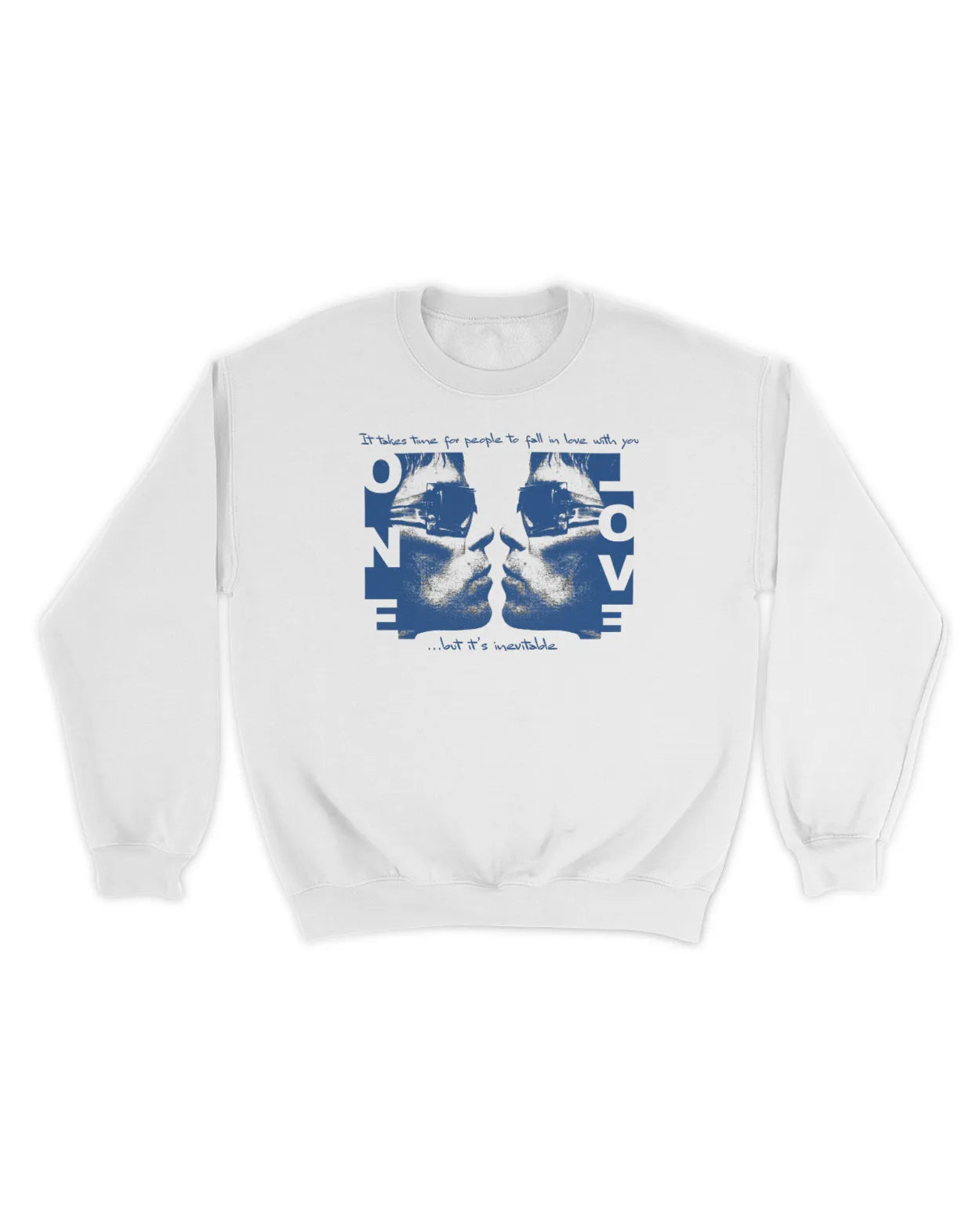 Category C Graphic Sweatshirt – Inevitable | White, Black, Navy