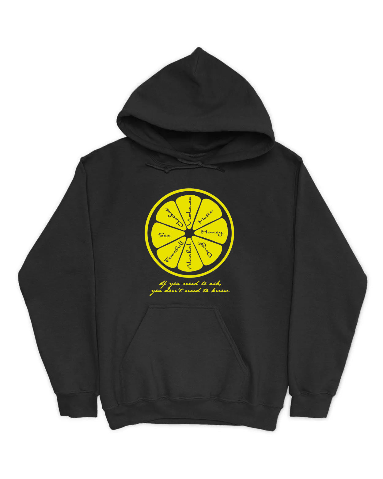 Category C Graphic Hoodie – Lemon | White, Black, Navy