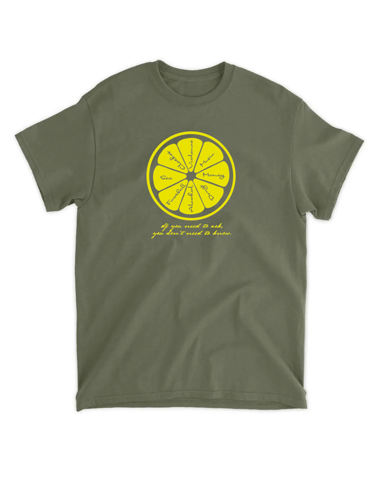 Category C Graphic T-Shirt – Lemon | White, Black, Navy